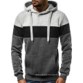 2021 Oversized Men's New Large Size Fashion Casual Coat Stitching Color Matching Plus-Size Hoodies